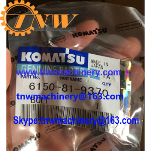 KOMATSU 6D125 SAA6D125E engine 6150-81-9370 BOLT